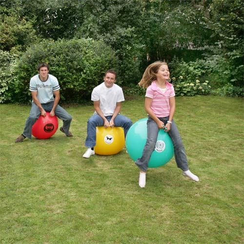Building on the popularity for everything 1970 s  this game takes the classic Space Hopper and turns