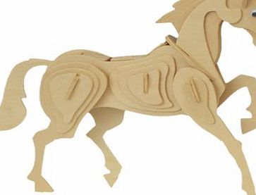 Unbranded Horse - Woodcraft Construction Kit- Quay