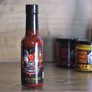 Unbranded Hot-Headz! Who Dares Burns! Chipotle Naga Sauce