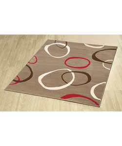 Unbranded Howie Rug - Stone and Pink