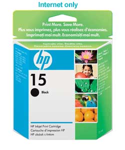 Unbranded HP 15 Black Ink Cartridge