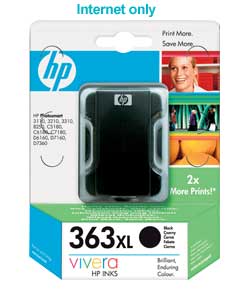 Unbranded HP 363XL Black Ink Cartridge with Vivera Ink