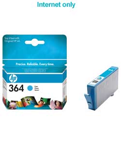 Unbranded HP 364 Cyan Ink Cartridge