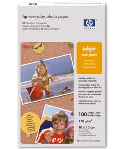 HP Everyday Photo Paper 10 x 15cm - 100 Sheets
