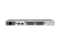 HP Storageworks SAN switch 4/8 - Switch - 4Gb Fibre Channel   8 x SFP (empty) - 1 U - rack-mountable
