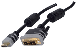 Unbranded HQ - HDMI Male to DVI-D (18 1) Male Conversion Cable - 5 Meter - Ref. HQCV-D001/5.0
