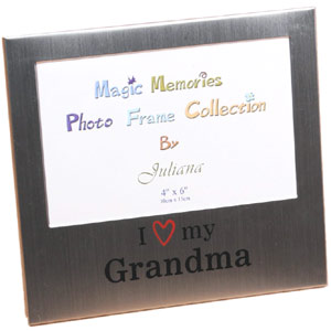 Unbranded I Love My Grandma Aluminium Photo Frame