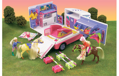 TheI Love Ponies Pony Show Playset is full of great features!
