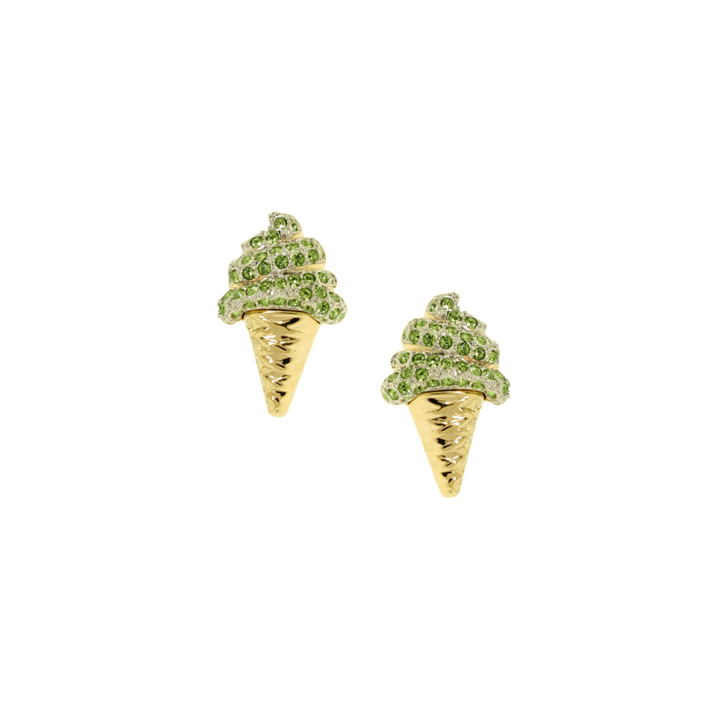 Unbranded Icecream Earrings - Green