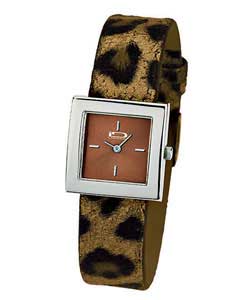 Unbranded Identity London Ladies Leopard Print Strap Watch