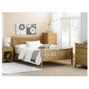 Unbranded Illinois King Bed, Oak And Simmons Pocket Memory