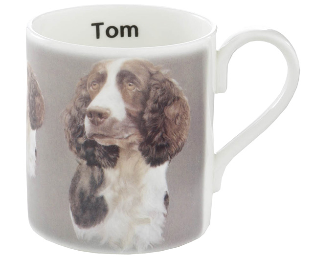 Unbranded Illustrated Dog Bone China Mug - Springer Spaniel