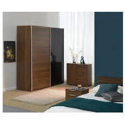 Unbranded Imola 4 Drawer   1 Door Gents Chest, Dark Walnut