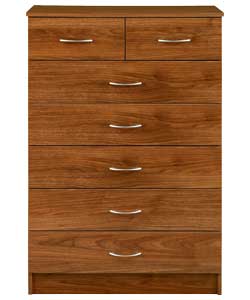 Unbranded Impressions 5 Wide 2 Narrow Drawer Chest - Dark
