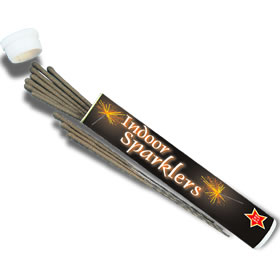 The plastic tube contains ten traditional 9cm `sparkler` fireworks. NB: As with all fireworks