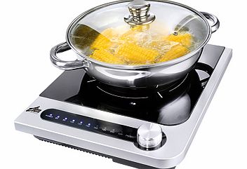Experience the faster, safer, more affordable way to cook. Unlike electric and gas hobs which transfer heat from elements or burning gas, this induction hob directly heats the pan via an induced electro-magnetic field. This induction process heats on