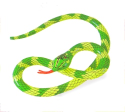 Inflatable Snake - 2.5m curly