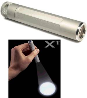 The Inova X1 Torch is an extremely stylish LED spo