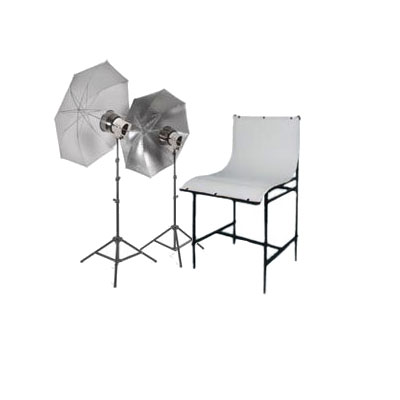 A complete kit ideal for product and still life photography. The Interfit Table Top Studio Tungsten 