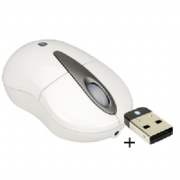Unbranded Interlink Bluetooth Mouse - White With Dongle