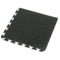 Interlock Durable Floor Tile Slate Black