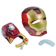 The invincible Iron Man comes with massive snap-on weapons with motion activated flight and combat s