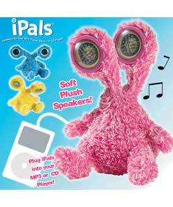 Soft, plush speakers for your iPod, MP3 Player or CD Player.Available in fluffy blue, purple,
