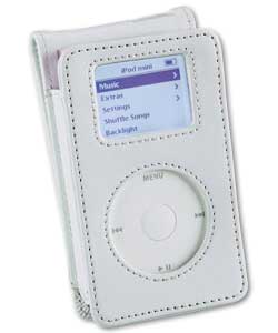 iPod Mini Leather Flip Case White