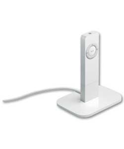 The iPod Shuffle Dock enables quick connectivity for desktop users or those without an easily