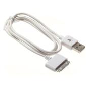 Fully Apple Licensed - made for iPod and works with iPhone - Sync cable in White. Connect and charge