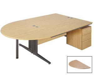 IT elegance radial desk extension