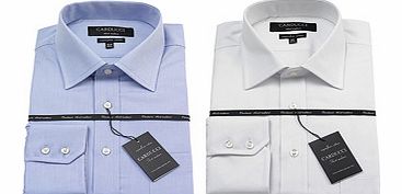 Unlike ordinary easy-care shirts made of polycotton, these 100% cotton shirts combine a Jermyn Street pedigree fabric with the flair of Italian design - and whats more, when you buy these two shirts youll SAVE 10! Carducci, Italian shirtmakers of re