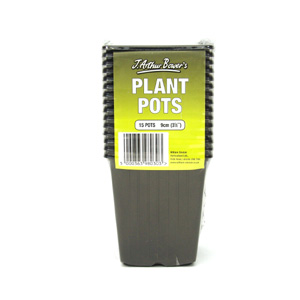 Lightweight and durable  these plastic plant pots are ideal for growing on seedlings  plug plants an