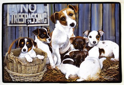 Jack Russell-Family Mat