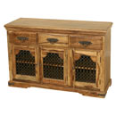 Jali light 3 drawer sideboard furniture