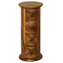 Jali light 4 drawer drum chest furniture
