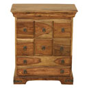 Jali light 8 drawer chest furniture