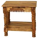 Jali light carved hall table furniture