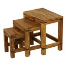 Jali light nest of tables furniture