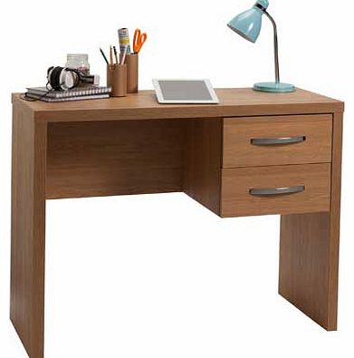 Part of the Jarvia collection. this office desk in oak effect brings a modern feel to your office space. With easy cable access it is perfect for computers. and the 2 drawers mean you can keep your desk organised and tidy. Part of the Jarvia collecti