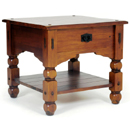 Java Collection dark wood end table furniture