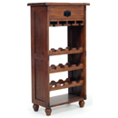 Java Collection dark wood wine rack furniture
