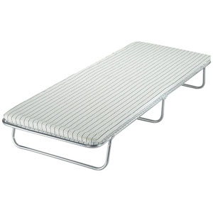 The Alloy Popular is part of the Folding Bed range Comfortable foam mattress Alloy finish frame