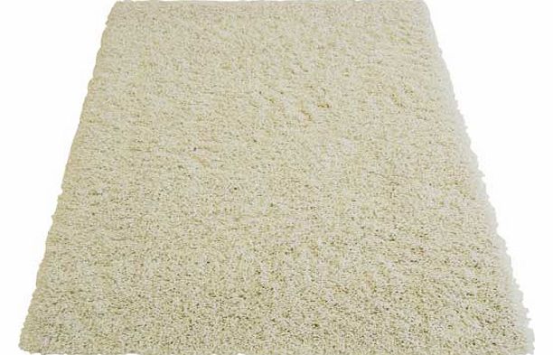Great value shaggy piled polypropylene rug. 100% polypropylene. Woven backing. Surface shampoo only. Size L230. W160cm. Weight 9.2kg. (Barcode EAN=5053095015942)