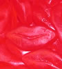 Jelly Cherry Lips - Large, soft, chewy, gummy, jelly, full red lips - perfect for Mick Jagger impres
