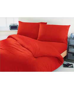 Jersey King Size Bed Set - Red