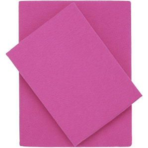 Jersey Sheet and Pillowcase Set - Pink- Single