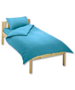 Jersey Single Bed Set - Heather