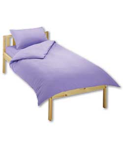 Jersey Single Bed Set - Lilac