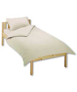 Jersey Single Bed Set - Natural